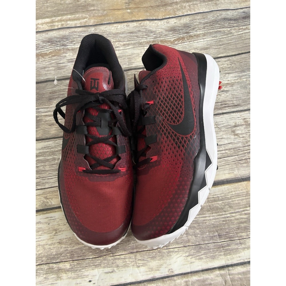 Nike Tiger Woods TW 2015 Golf Shoes University Red/Black 704884-600 Men's 9.5new